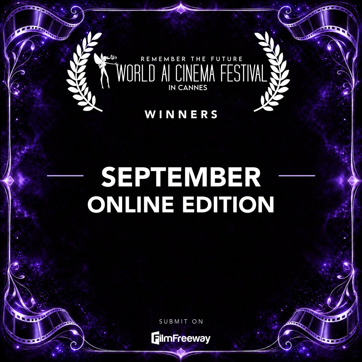 World AI Cinema Festival — Winners September 2026, online edition