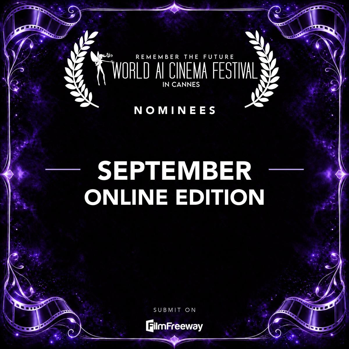 World AI Cinema Festival — Nominees September 2026, online edition